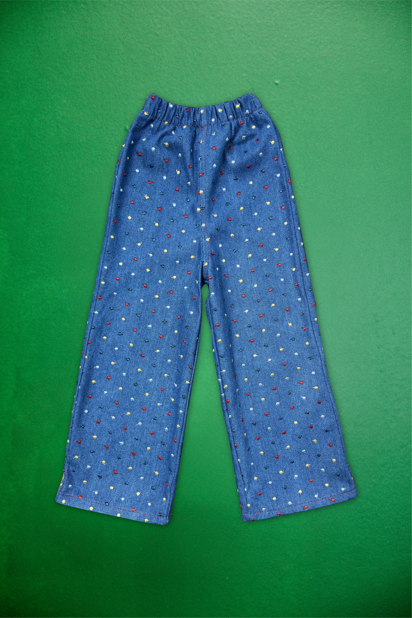 Pantalón Vaquero Topitos